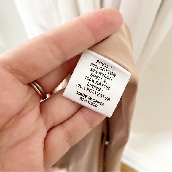 Tularosa Blush Pink Bryce Crepe Maxi Dress Size S - Picture 8 of 8